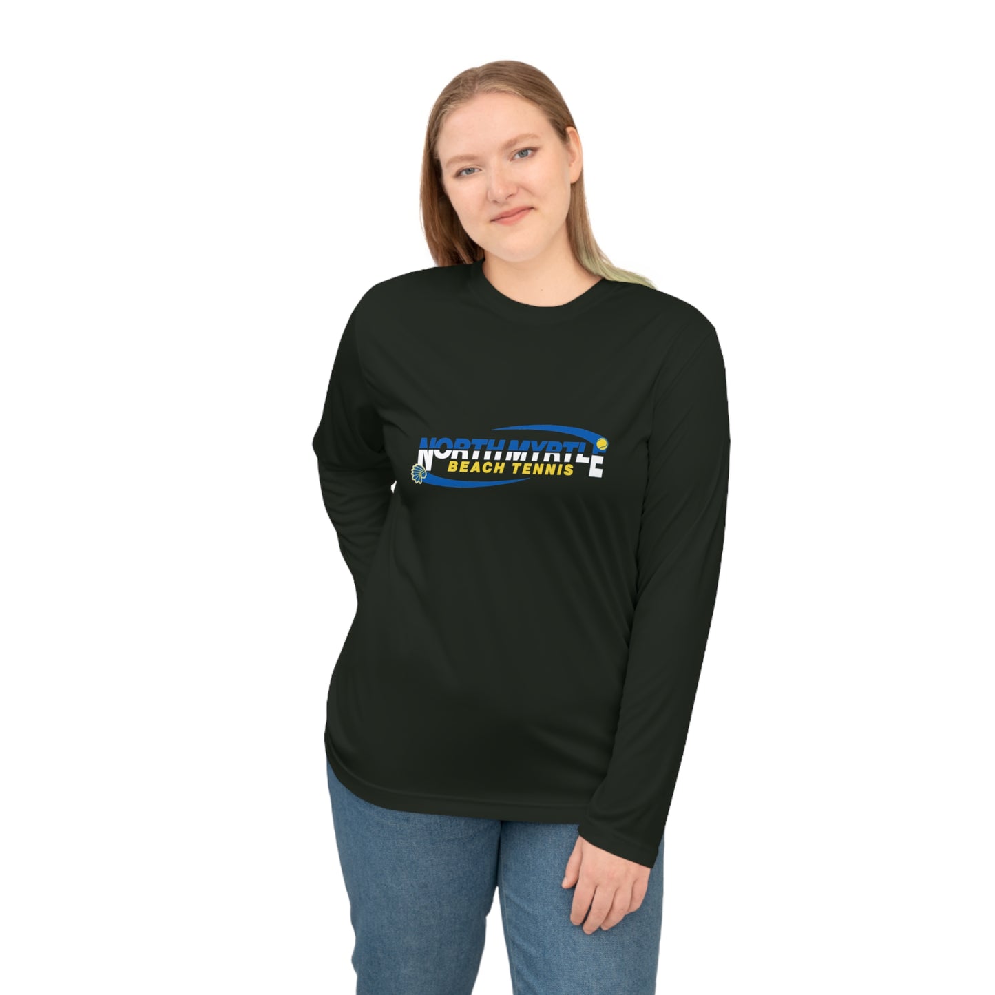 North Myrtle Beach Tennis Long Sleeve Shirt – Unisex Performance Athletic Top for Men, Women