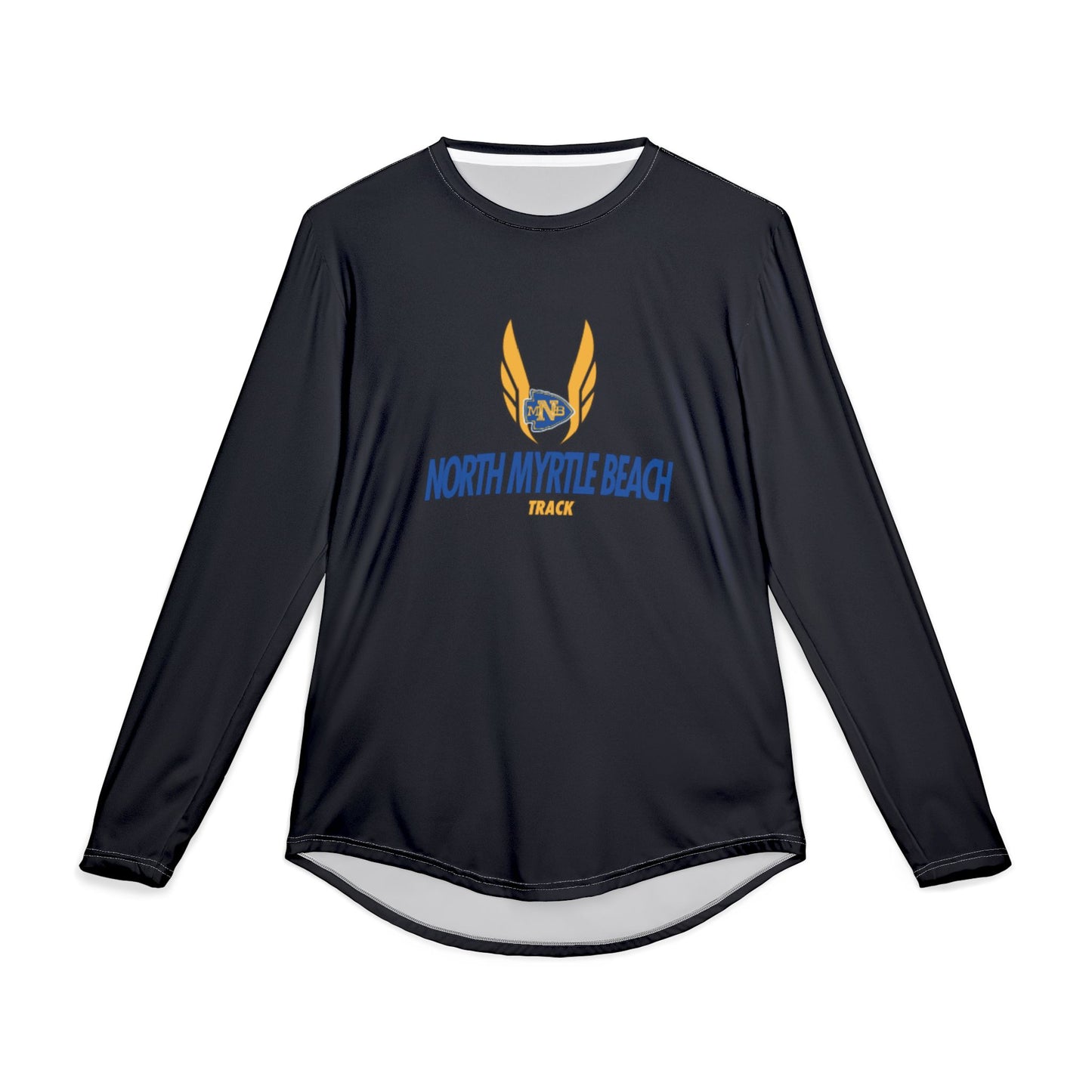 North Myrtle Beach Track Men’s UV Protection Long Sleeve Shirt – Athletic AOP Performance Sun Shirt
