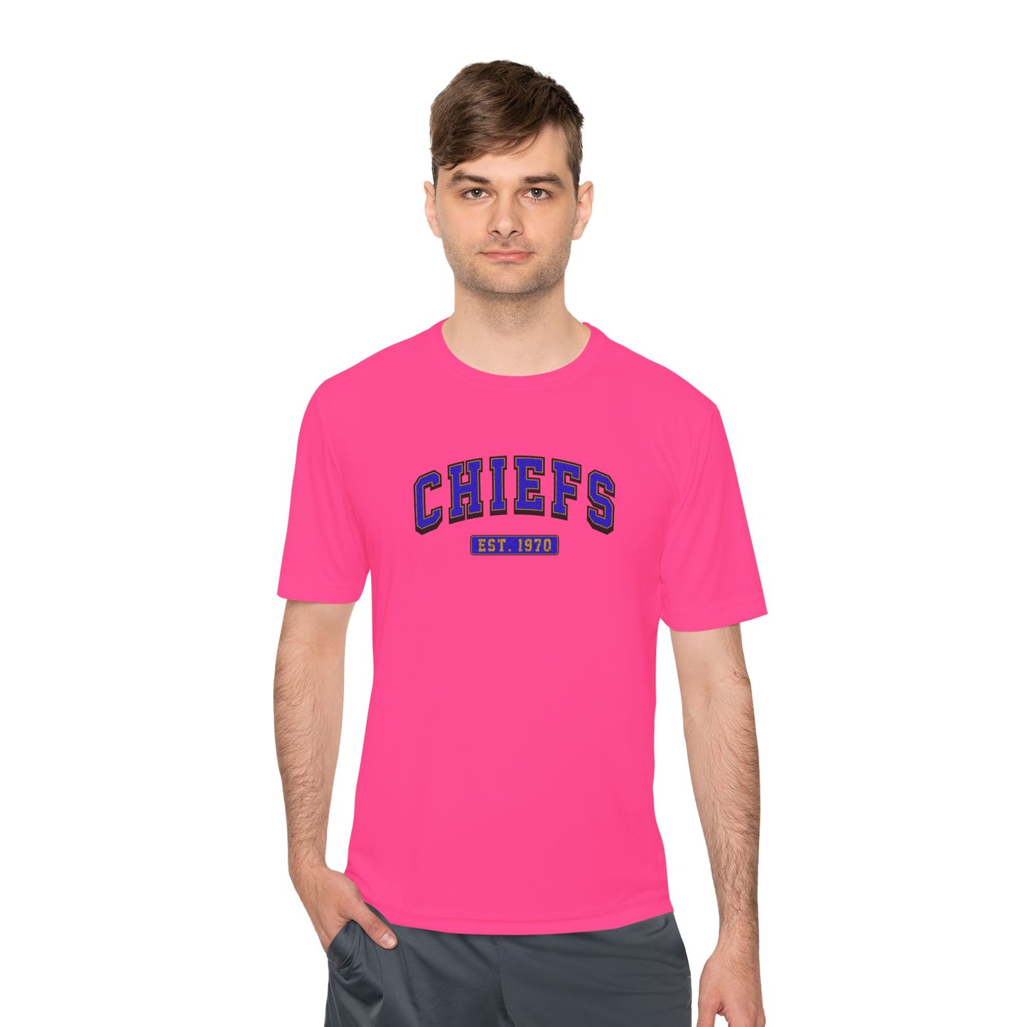 Unisex Chiefs Graphic Moisture Wicking T-Shirt | Athletic Performance Tee for Sports & Casual Wear