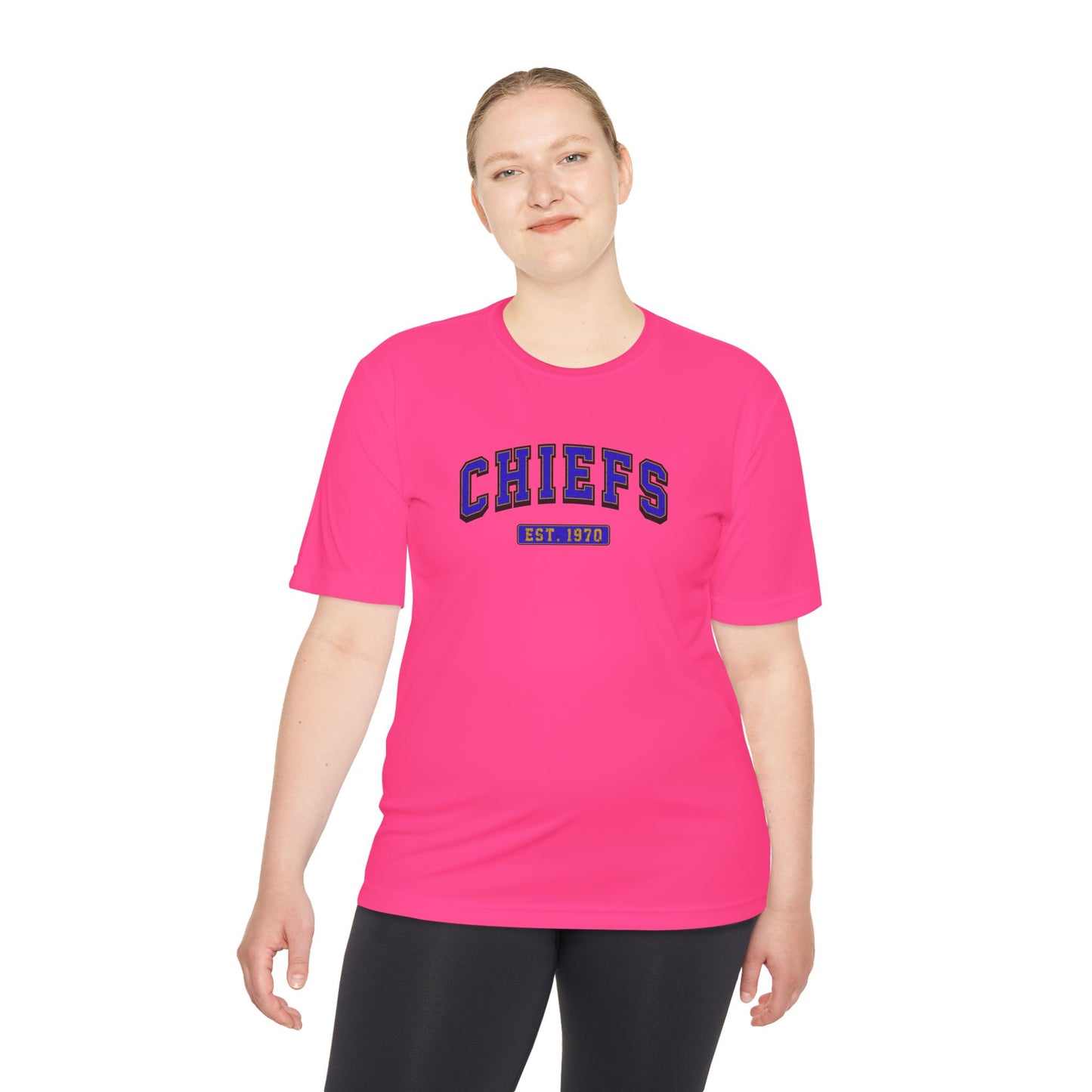 Unisex Chiefs Graphic Moisture Wicking T-Shirt | Athletic Performance Tee for Sports & Casual Wear