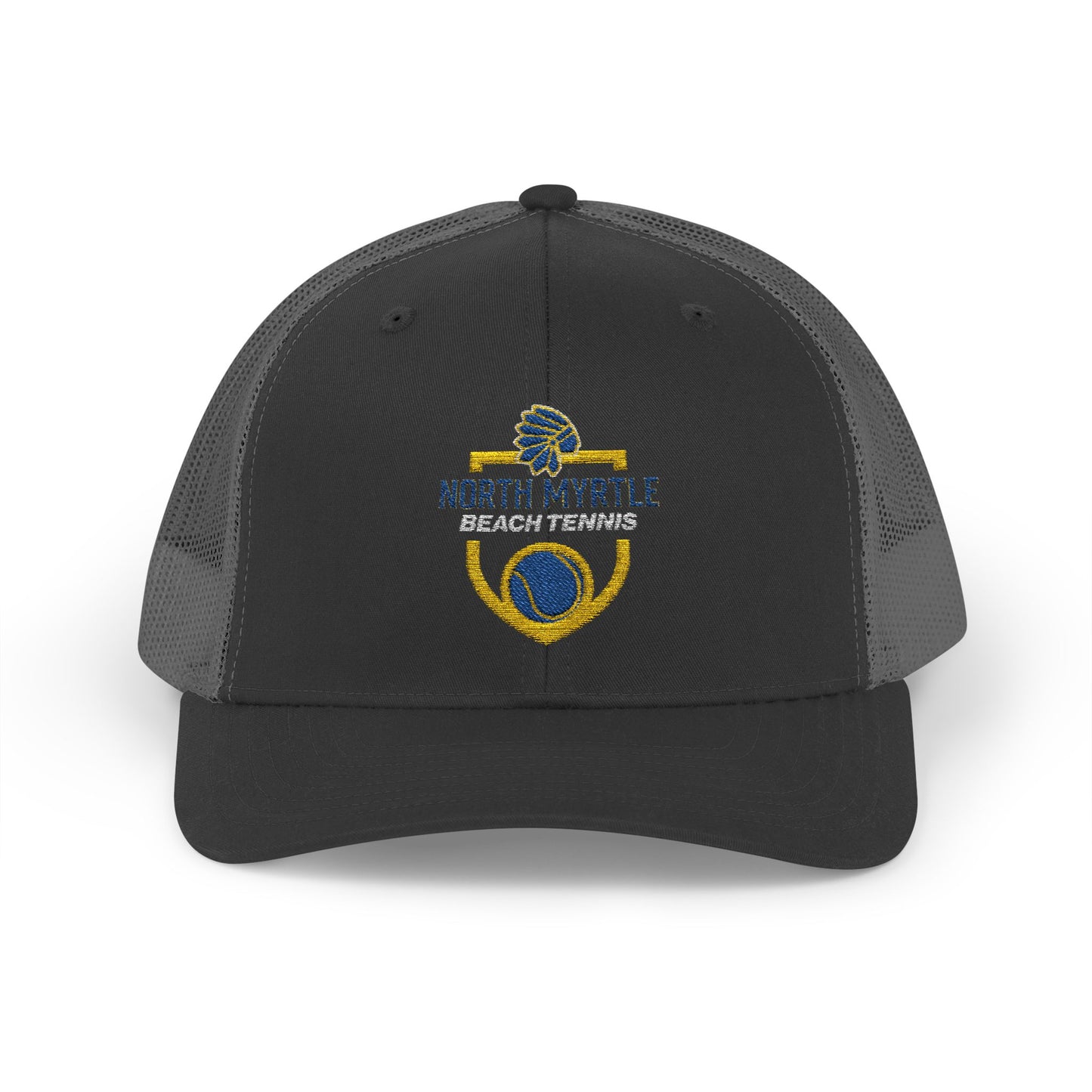 North Myrtle Beach Tennis Snapback Trucker Cap | Sports Mesh Hat for Players & Fans