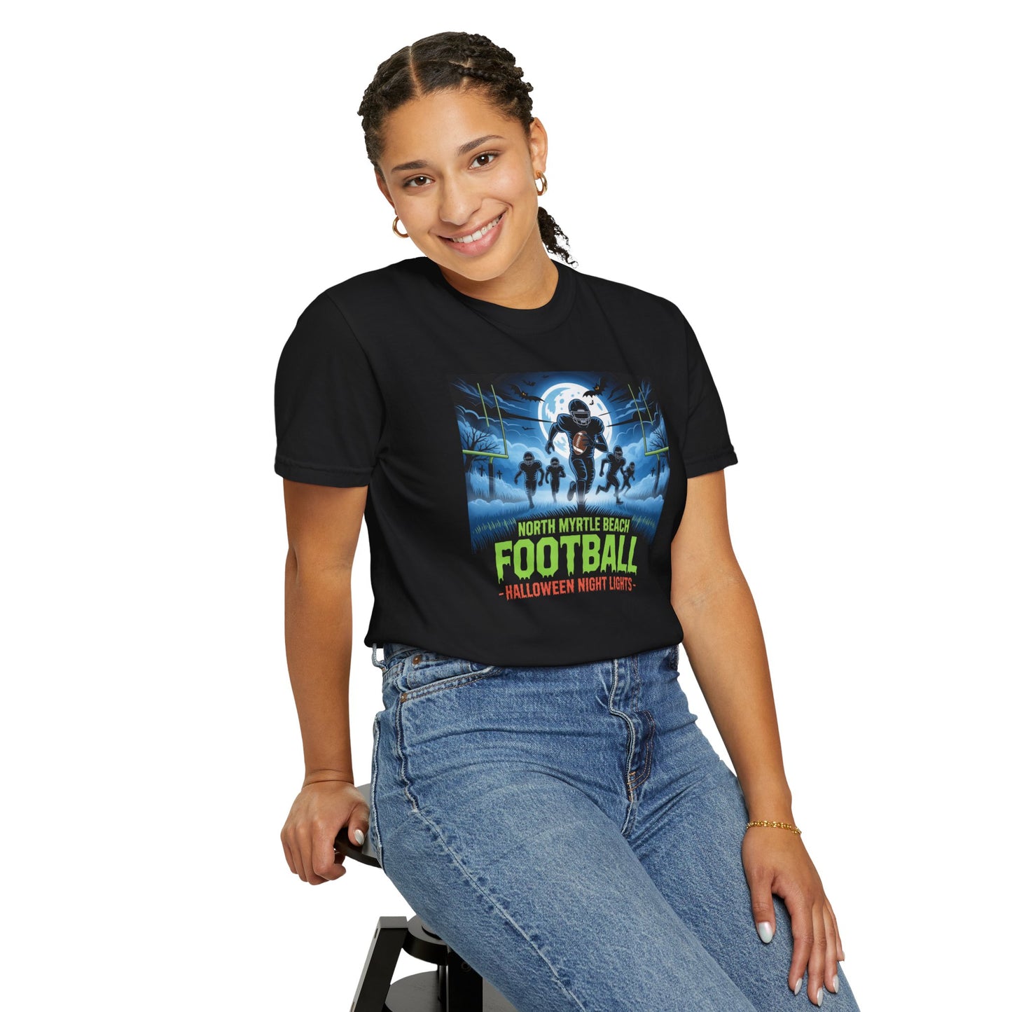 Halloween Football T-Shirt, Football Shirt, Unisex Tee, Halloween Costume, Sports Apparel, Gifts for Football Fans