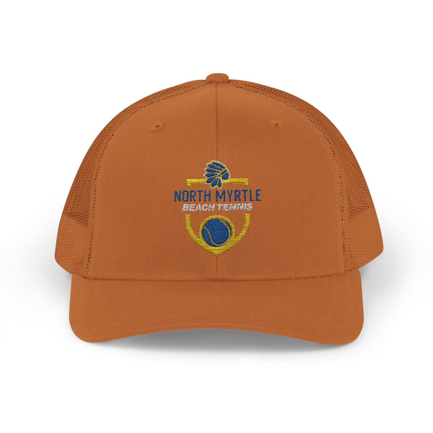 North Myrtle Beach Tennis Snapback Trucker Cap | Sports Mesh Hat for Players & Fans