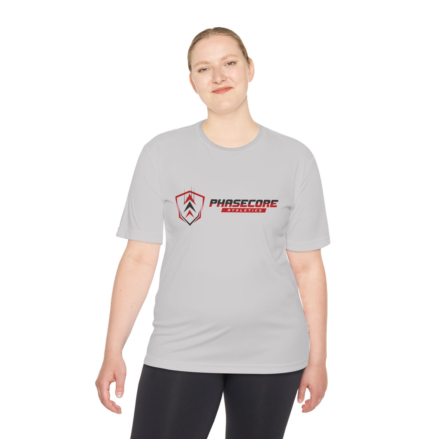 Phasecore Athletics Unisex Moisture Wicking Performance T-Shirt – Lightweight Breathable Activewear Tee for Sports, Gym & Running