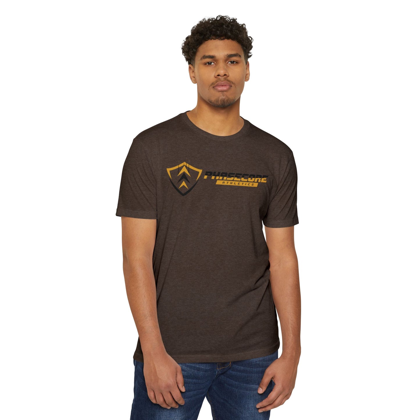Phasecore Athletics Unisex CVC Jersey T-Shirt – Premium Athletic Workout Tee for Men & Women