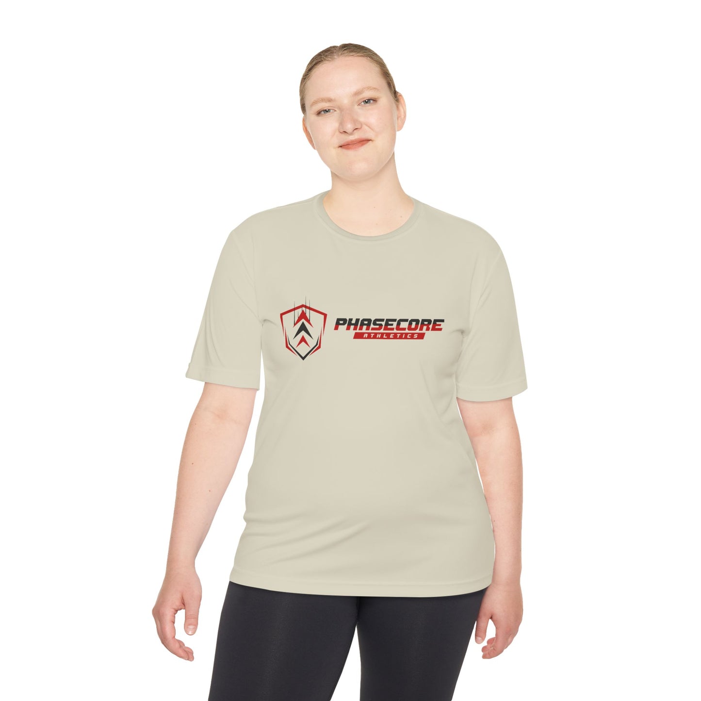 Phasecore Athletics Unisex Moisture Wicking Performance T-Shirt – Lightweight Breathable Activewear Tee for Sports, Gym & Running