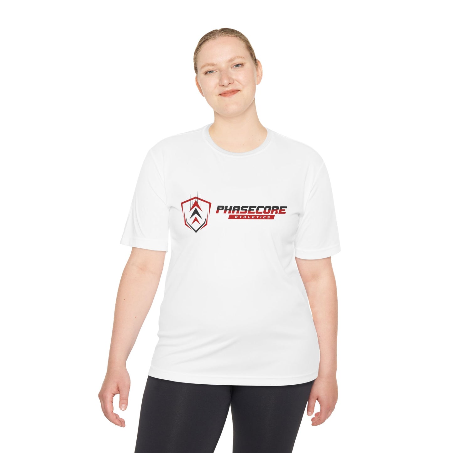 Phasecore Athletics Unisex Moisture Wicking Performance T-Shirt – Lightweight Breathable Activewear Tee for Sports, Gym & Running