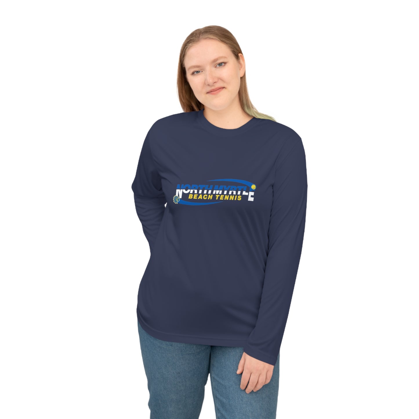 North Myrtle Beach Tennis Long Sleeve Shirt – Unisex Performance Athletic Top for Men, Women