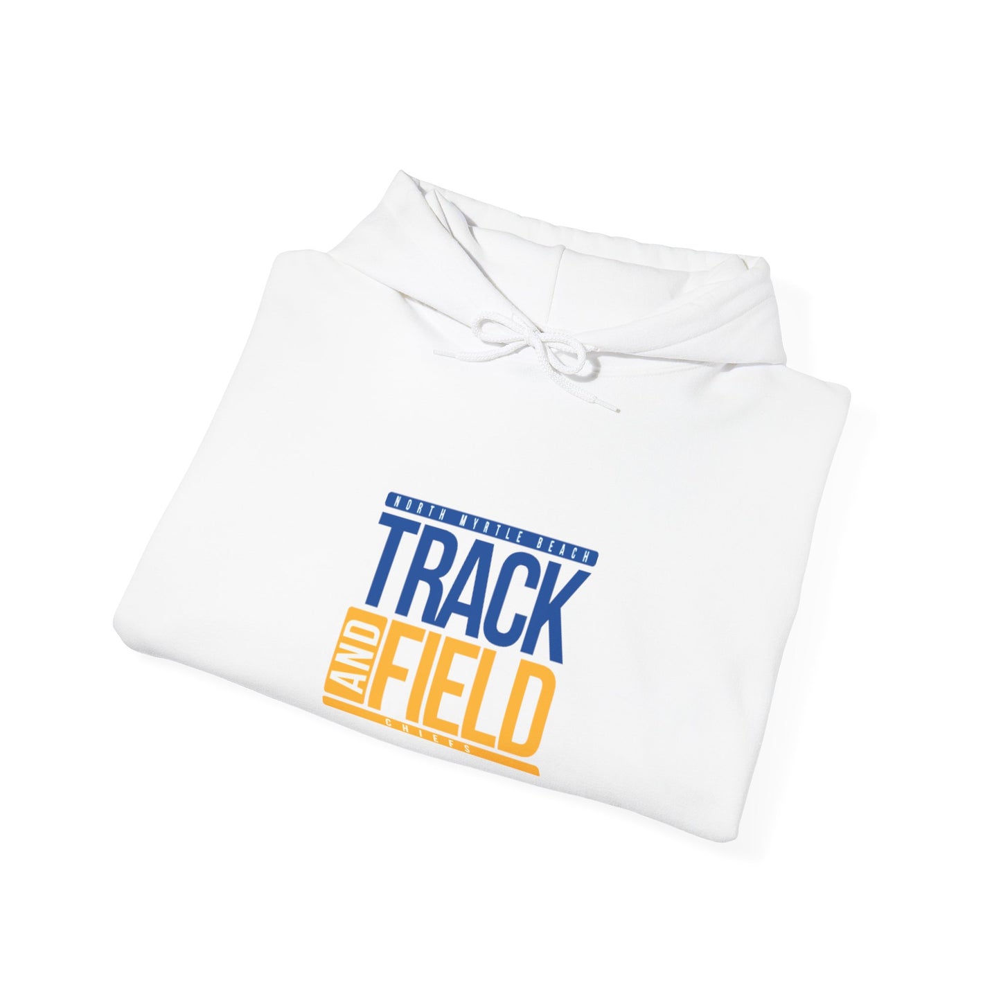 Track and Field Hoodie | Unisex Heavy Blend Hooded Sweatshirt for Athletes & Sports Fans