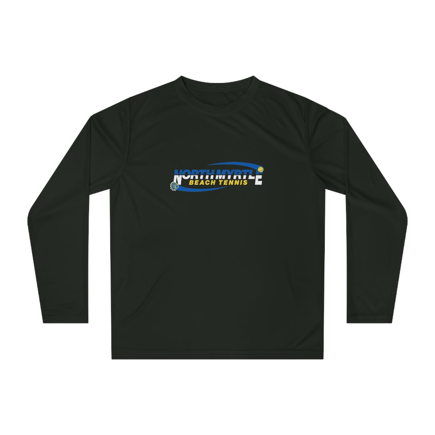 North Myrtle Beach Tennis Long Sleeve Shirt – Unisex Performance Athletic Top for Men, Women