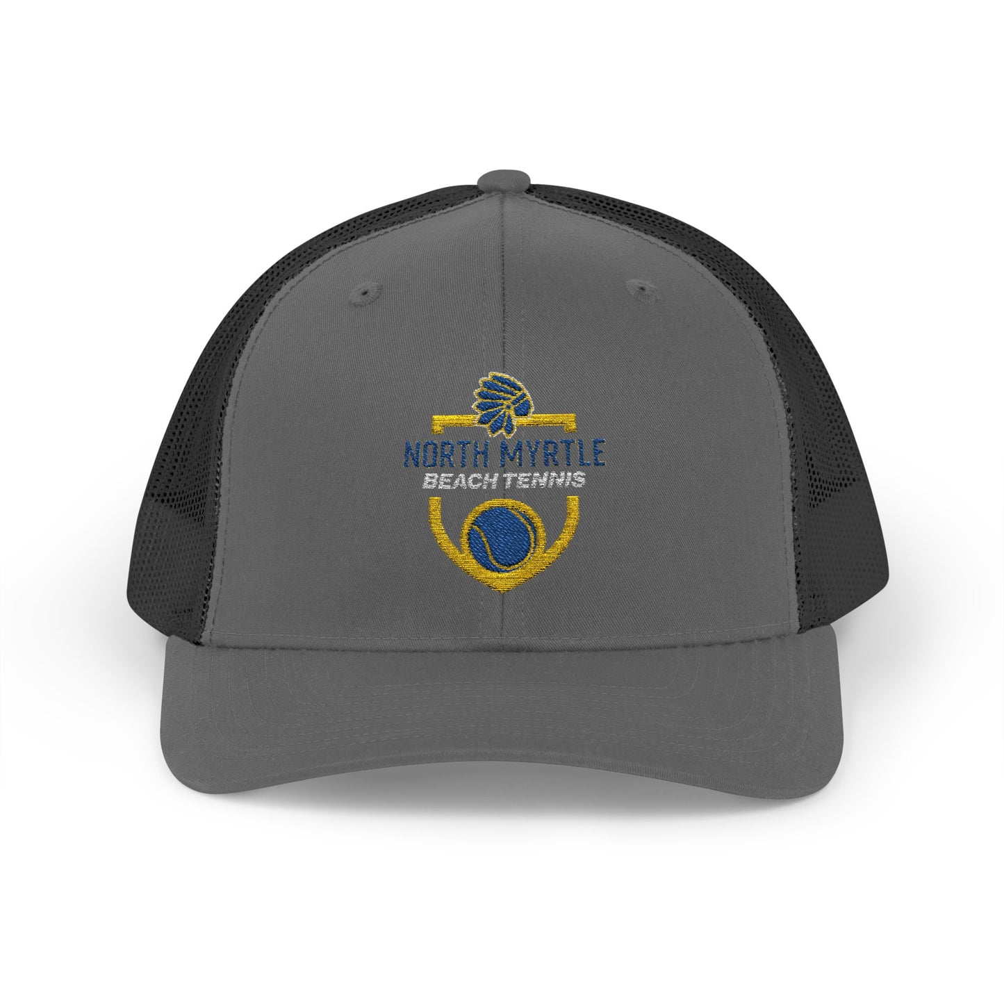 North Myrtle Beach Tennis Snapback Trucker Cap | Sports Mesh Hat for Players & Fans