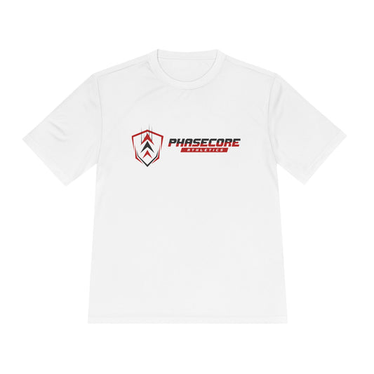 Phasecore Athletics Unisex Moisture Wicking Performance T-Shirt – Lightweight Breathable Activewear Tee for Sports, Gym & Running