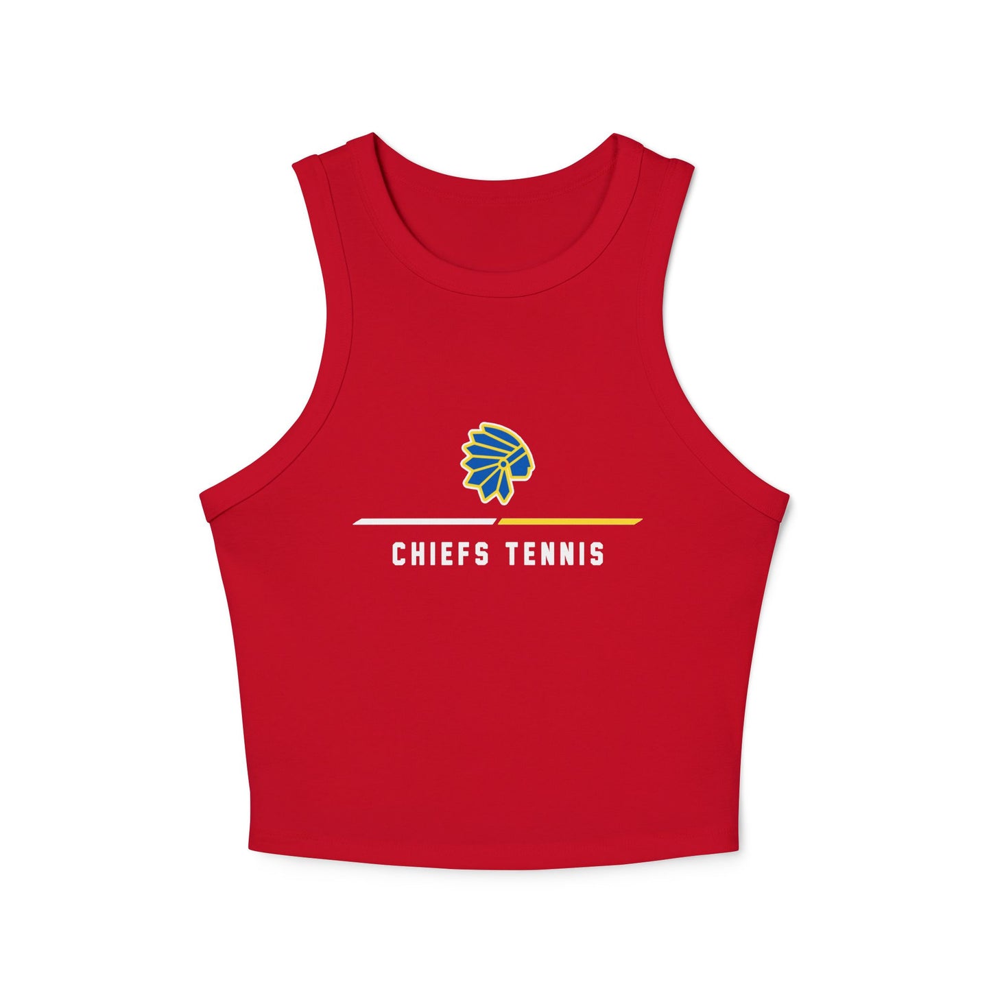 Trendy Women's Sports Tank Top with Chiefs Tennis Design, Workout Shirt, Summer Top, Athletic Wear, Sports Apparel