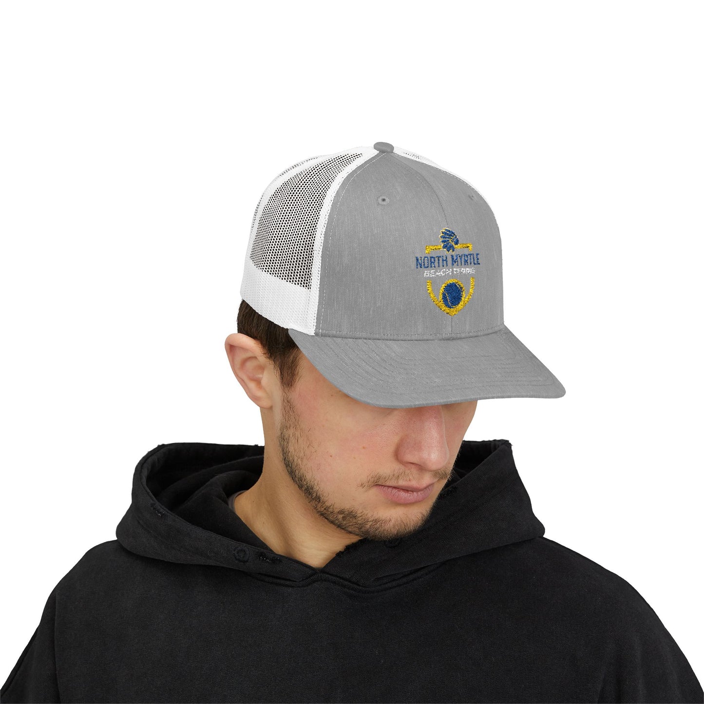 North Myrtle Beach Tennis Snapback Trucker Cap | Sports Mesh Hat for Players & Fans