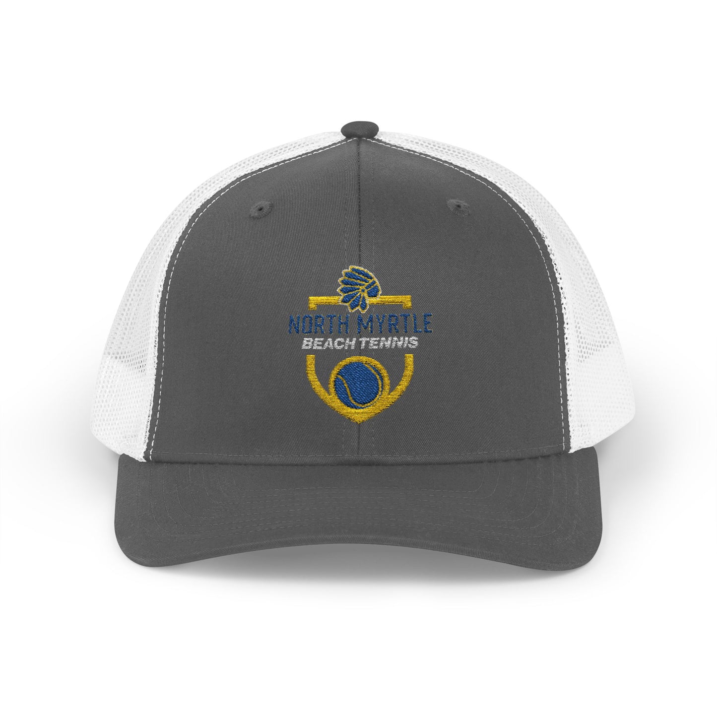 North Myrtle Beach Tennis Snapback Trucker Cap | Sports Mesh Hat for Players & Fans