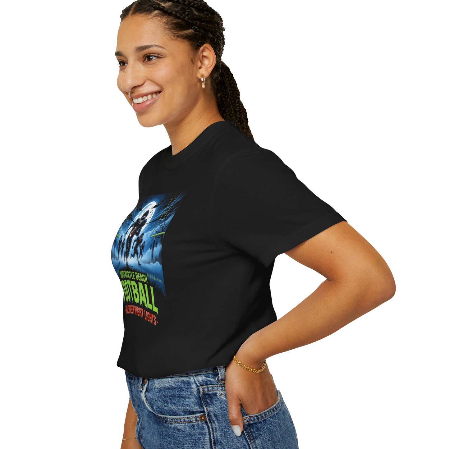 Halloween Football T-Shirt, Football Shirt, Unisex Tee, Halloween Costume, Sports Apparel, Gifts for Football Fans