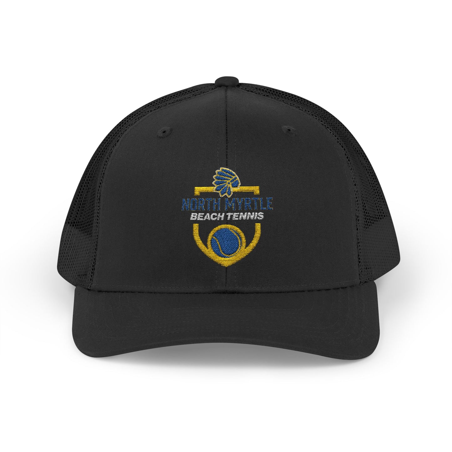 North Myrtle Beach Tennis Snapback Trucker Cap | Sports Mesh Hat for Players & Fans