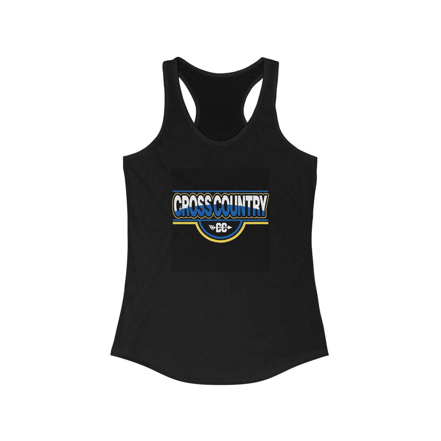 Cross Country Women's Racerback Tank | Sports Top, Athletic Wear, Gift for Runners, Workout Apparel, Outdoor Activity