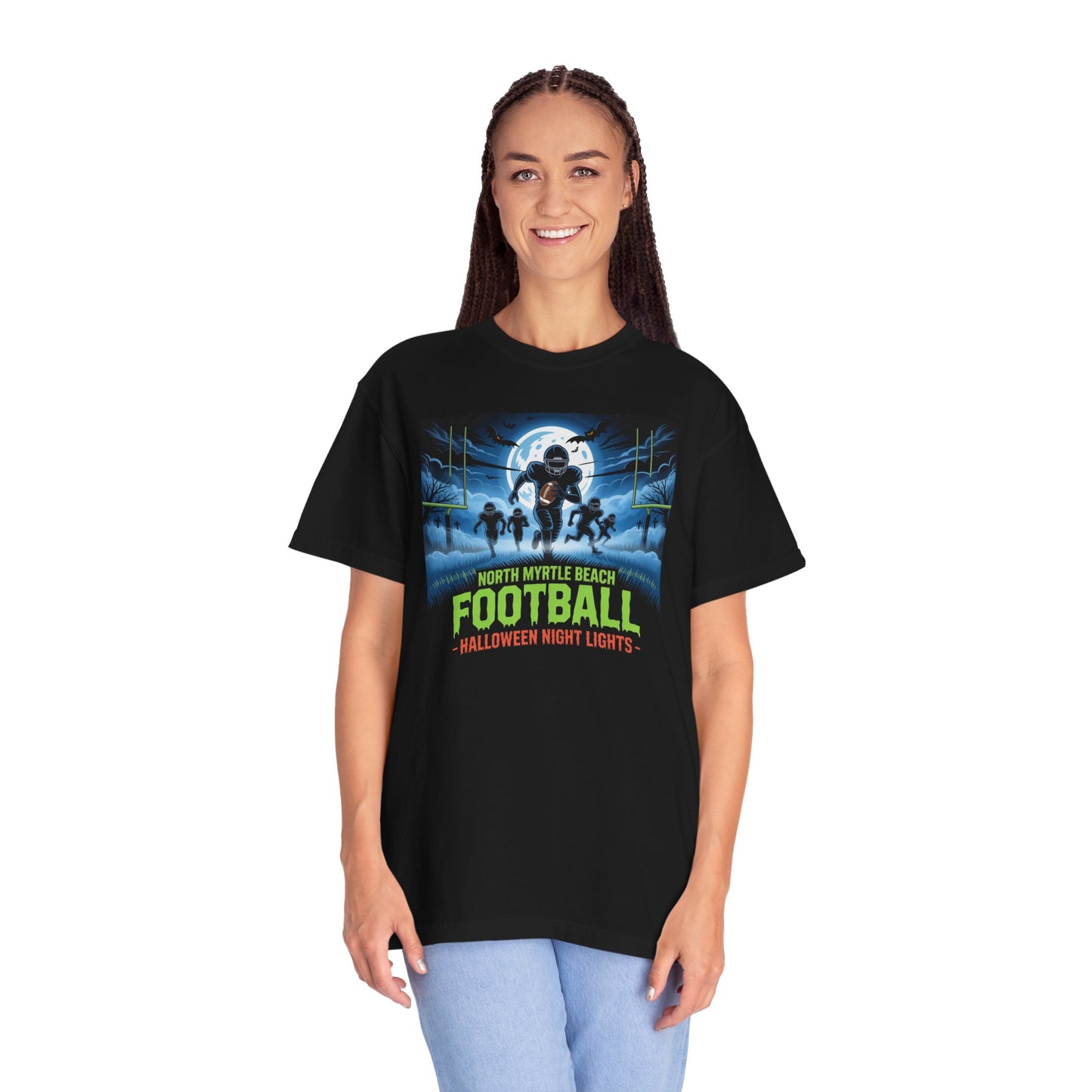 Halloween Football T-Shirt, Football Shirt, Unisex Tee, Halloween Costume, Sports Apparel, Gifts for Football Fans