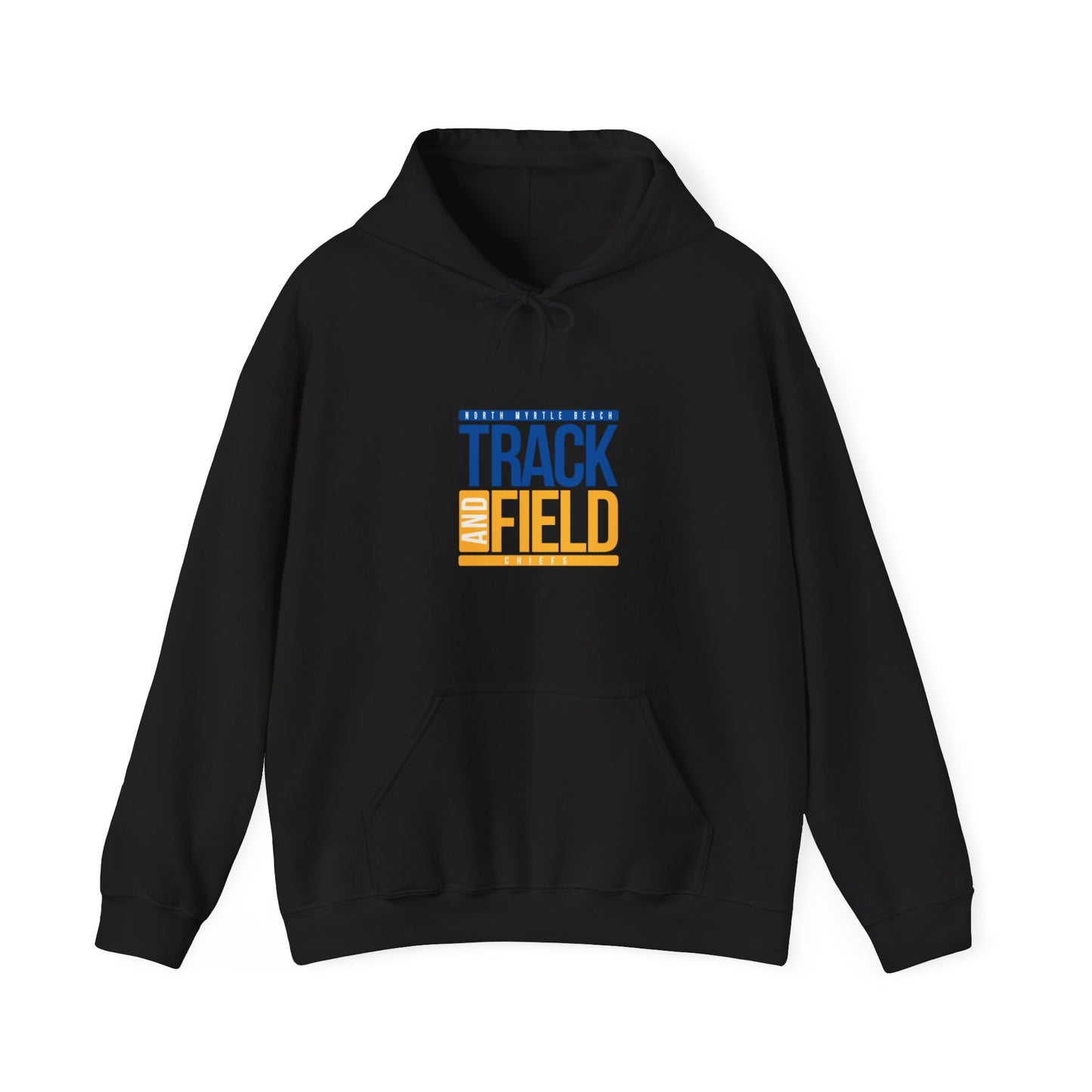 Track and Field Hoodie | Unisex Heavy Blend Hooded Sweatshirt for Athletes & Sports Fans