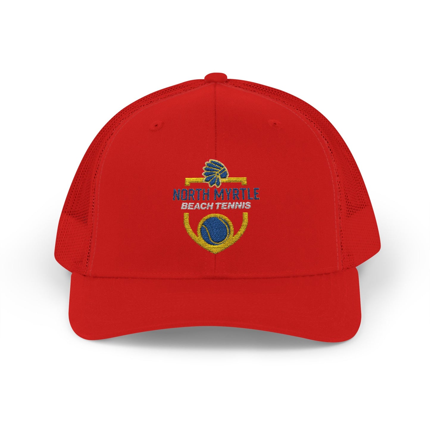 North Myrtle Beach Tennis Snapback Trucker Cap | Sports Mesh Hat for Players & Fans