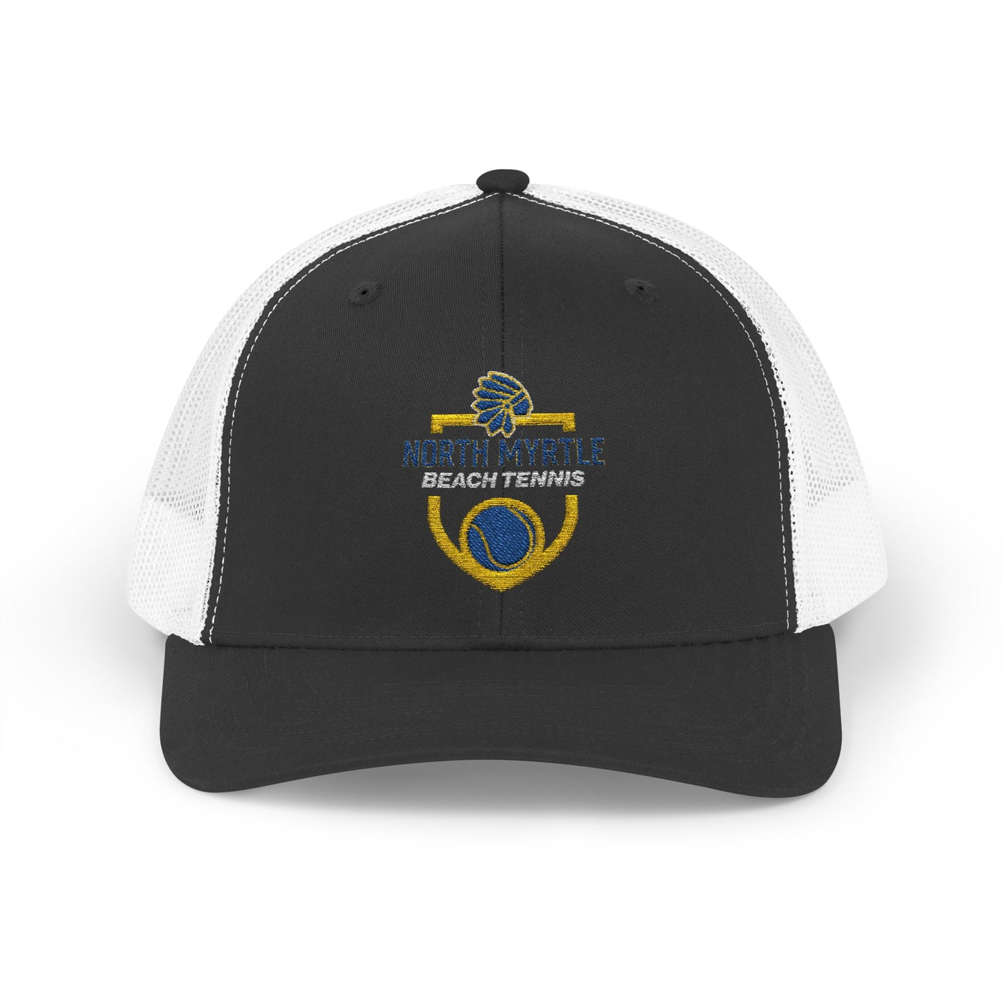 North Myrtle Beach Tennis Snapback Trucker Cap | Sports Mesh Hat for Players & Fans
