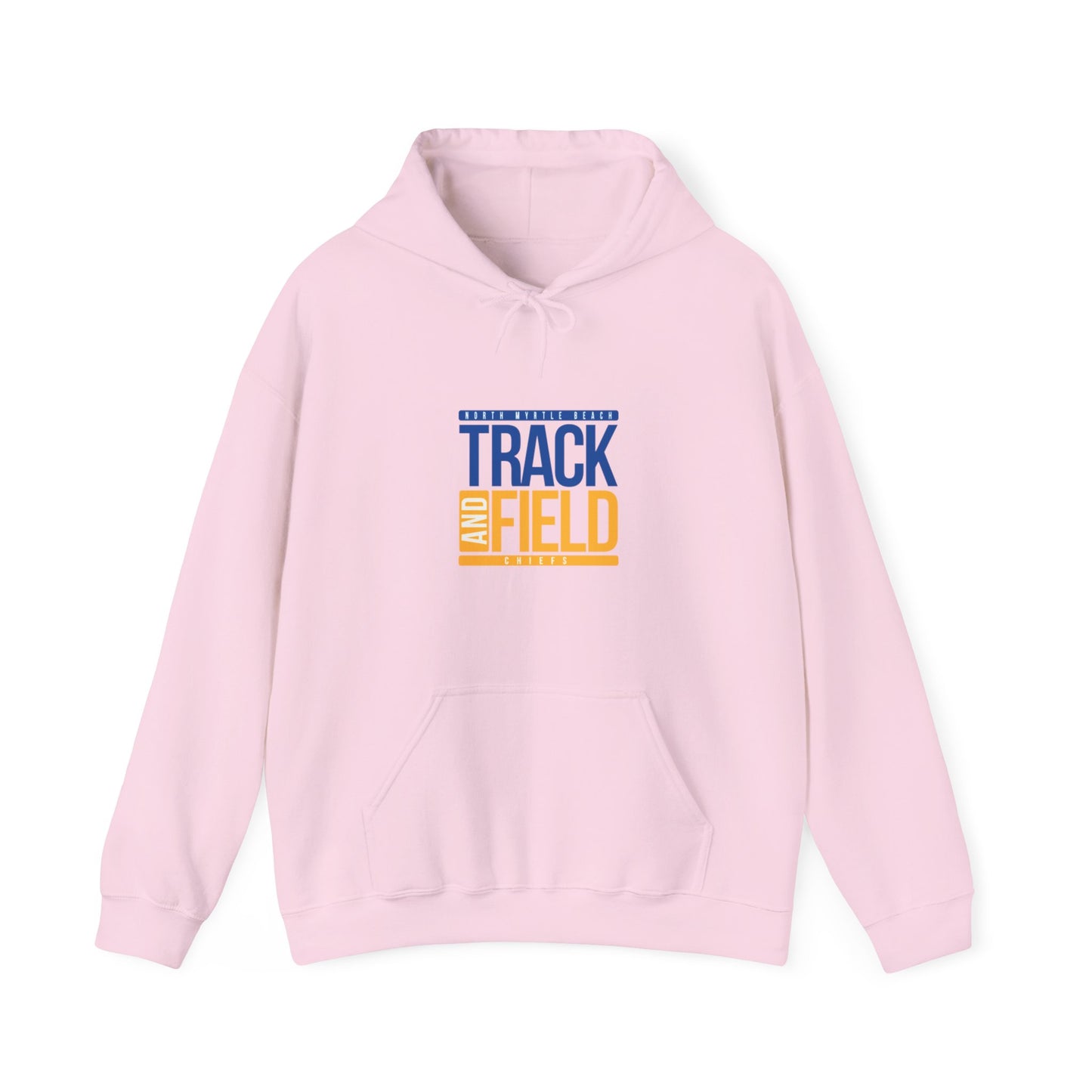 Track and Field Hoodie | Unisex Heavy Blend Hooded Sweatshirt for Athletes & Sports Fans
