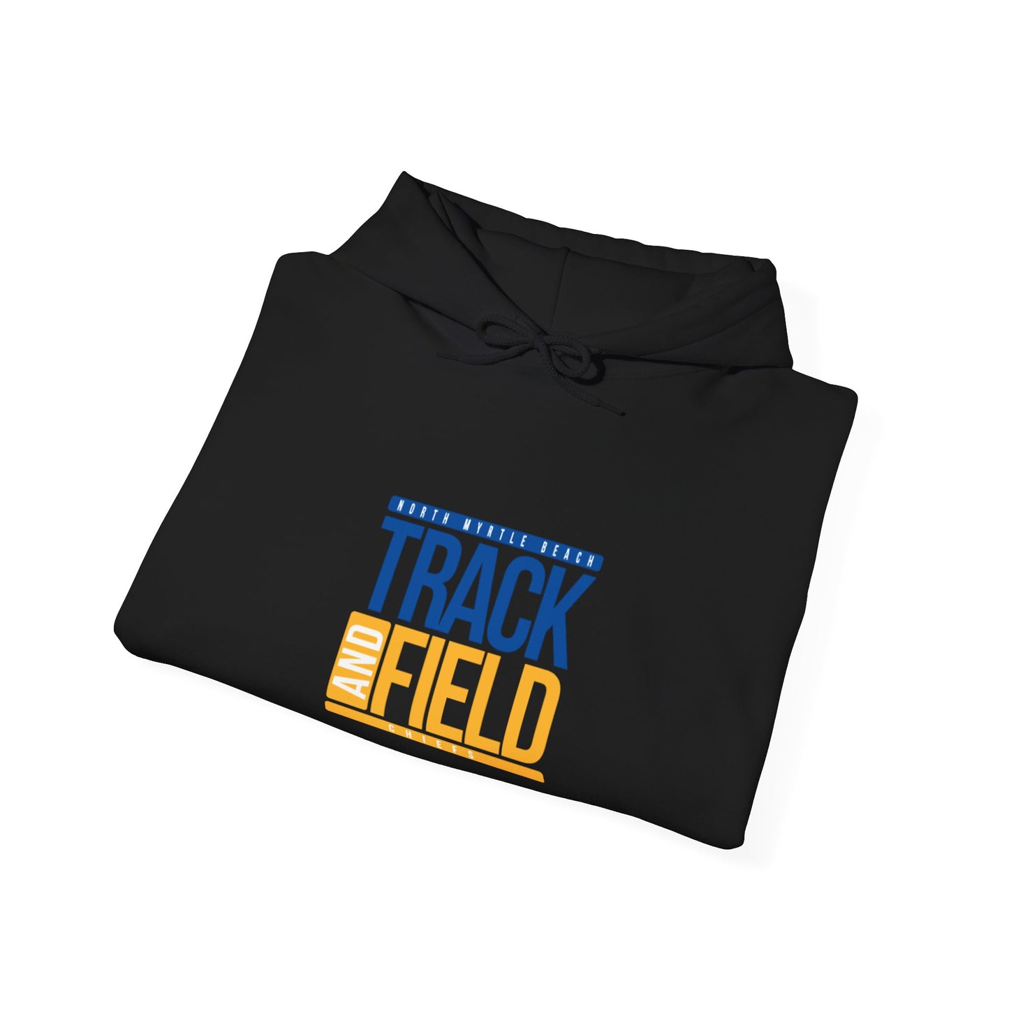 Track and Field Hoodie | Unisex Heavy Blend Hooded Sweatshirt for Athletes & Sports Fans