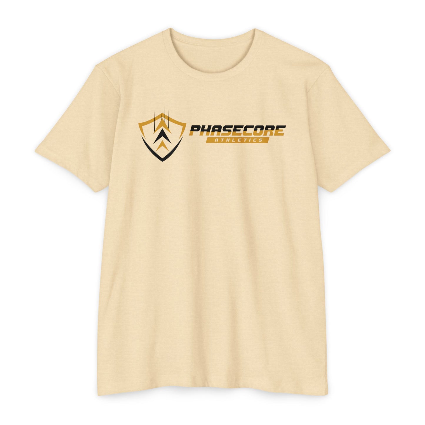 Phasecore Athletics Unisex CVC Jersey T-Shirt – Premium Athletic Workout Tee for Men & Women