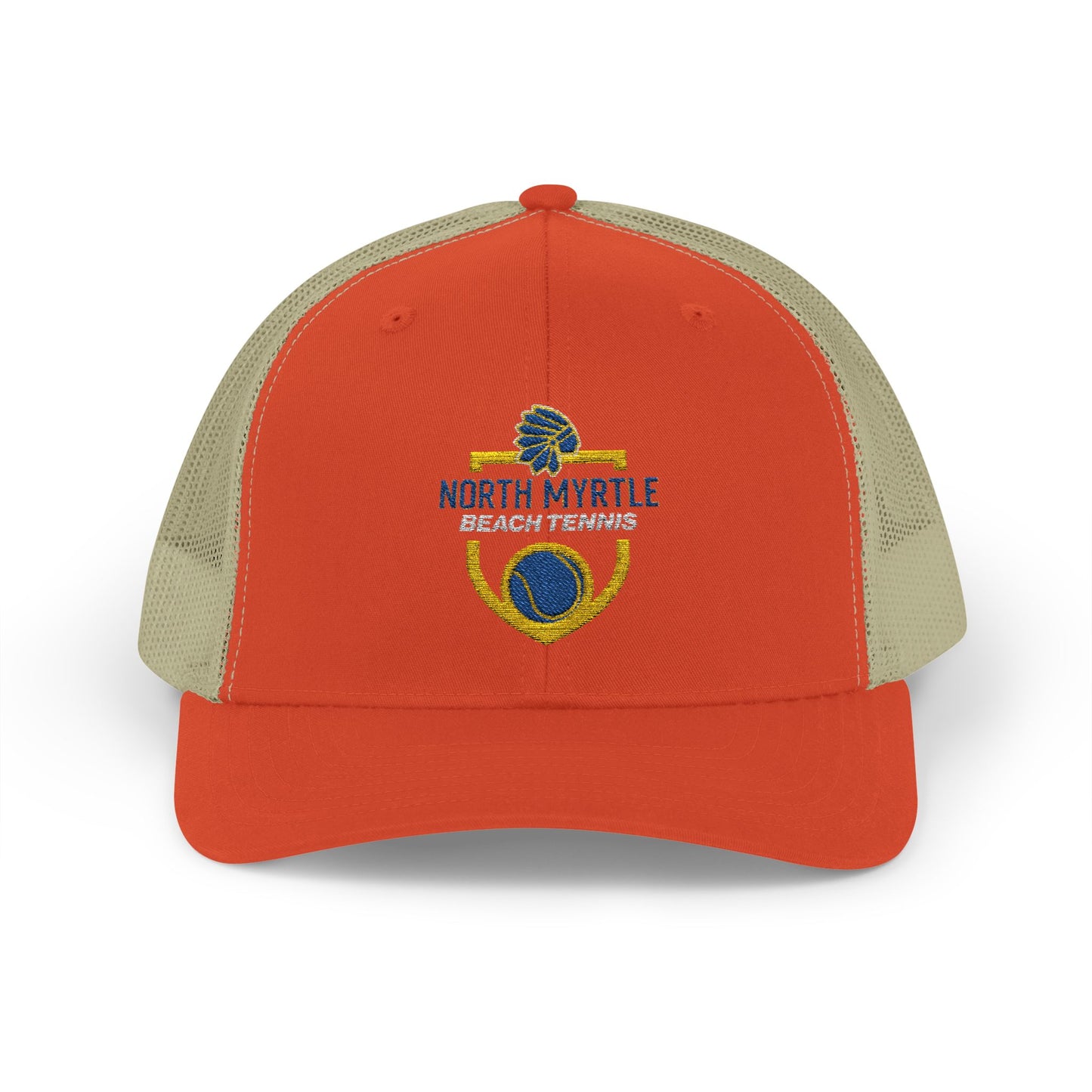 North Myrtle Beach Tennis Snapback Trucker Cap | Sports Mesh Hat for Players & Fans
