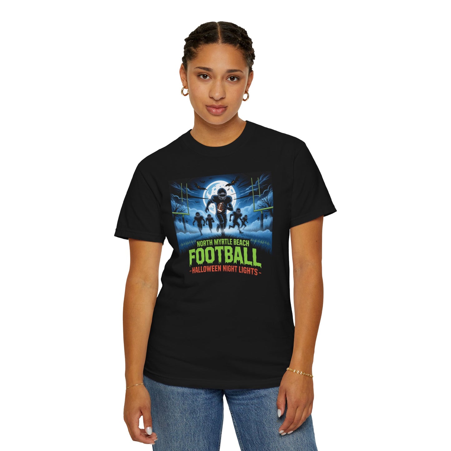 Halloween Football T-Shirt, Football Shirt, Unisex Tee, Halloween Costume, Sports Apparel, Gifts for Football Fans