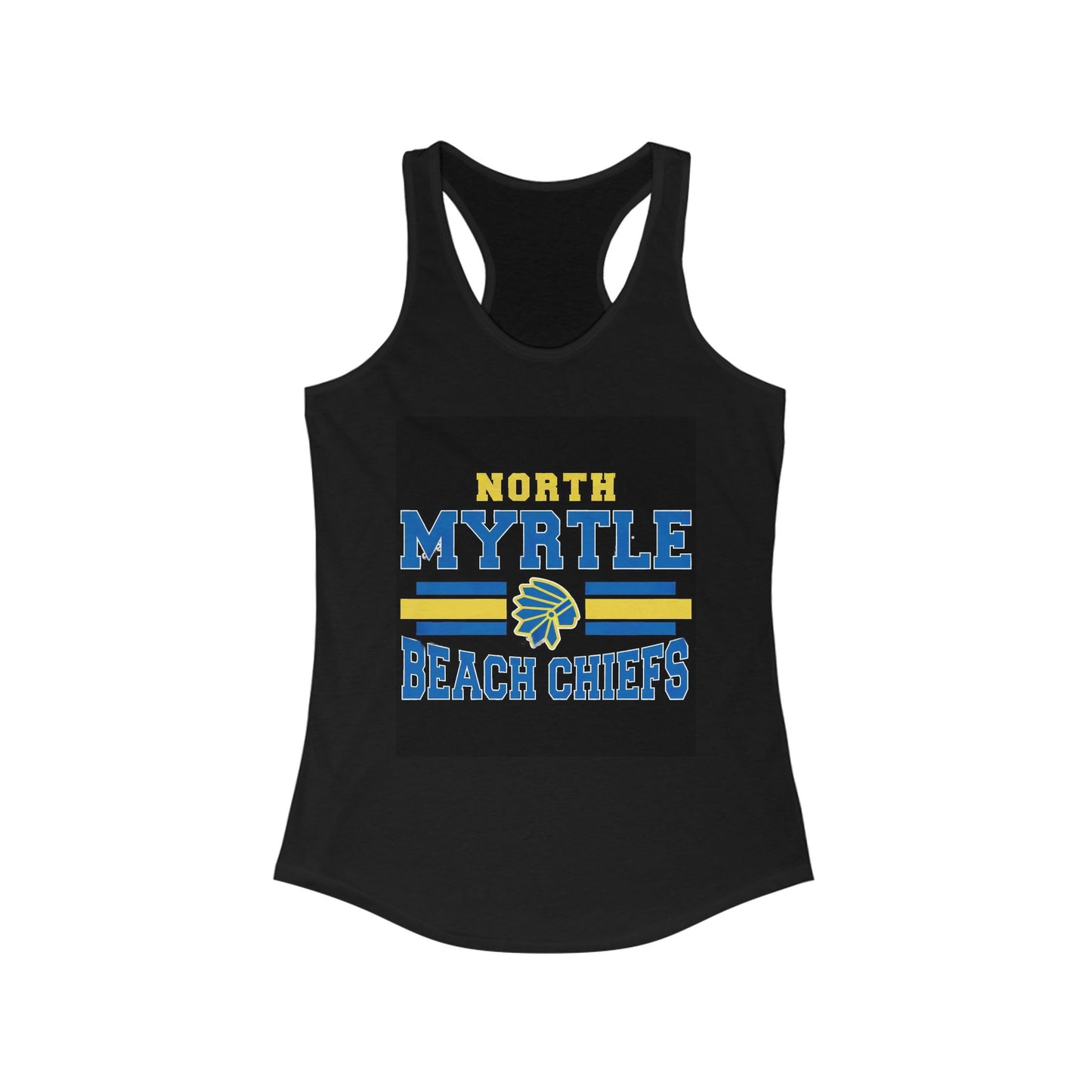 North Myrtle Beach Chiefs Women’s Racerback Tank Top – Lightweight Athletic Fan Apparel