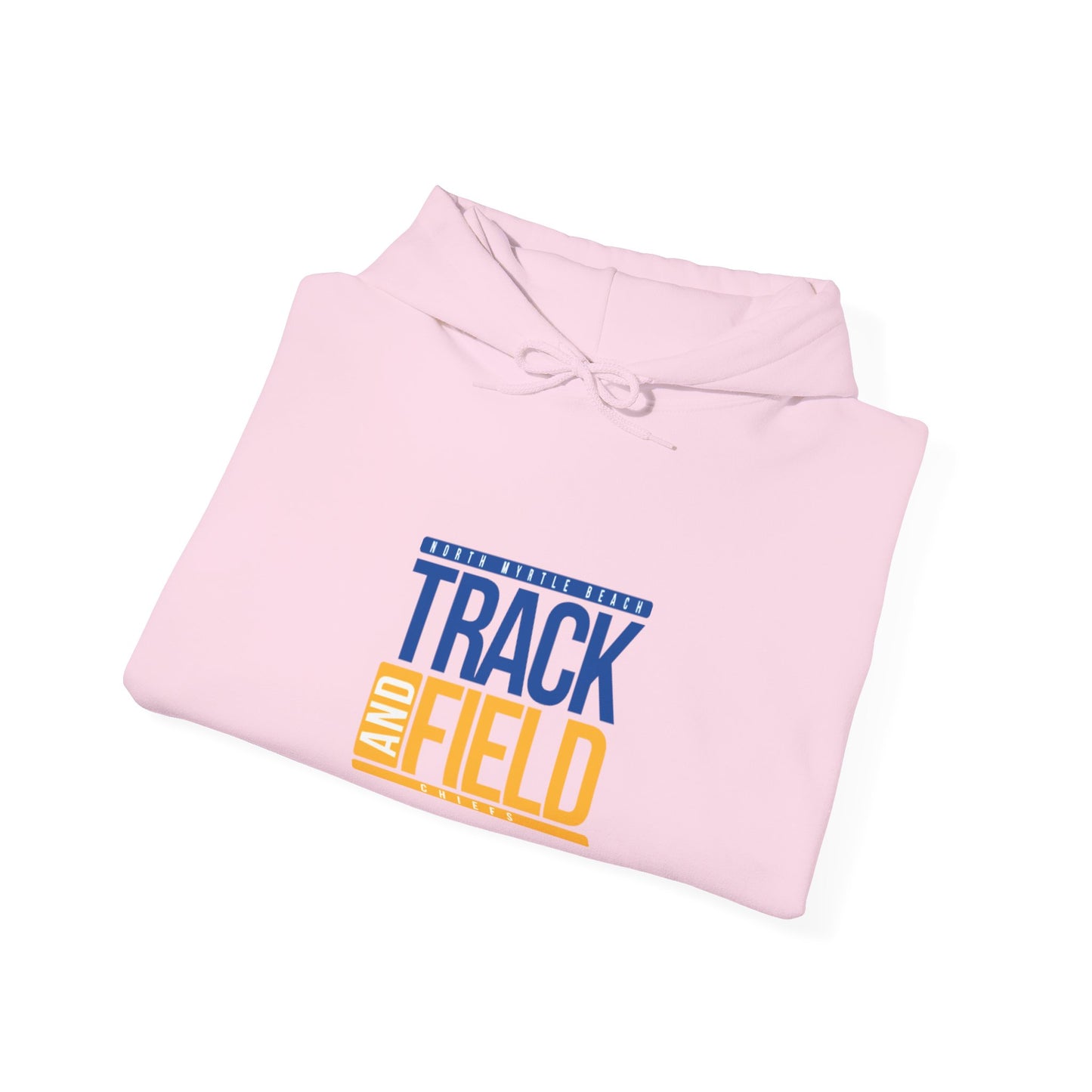 Track and Field Hoodie | Unisex Heavy Blend Hooded Sweatshirt for Athletes & Sports Fans