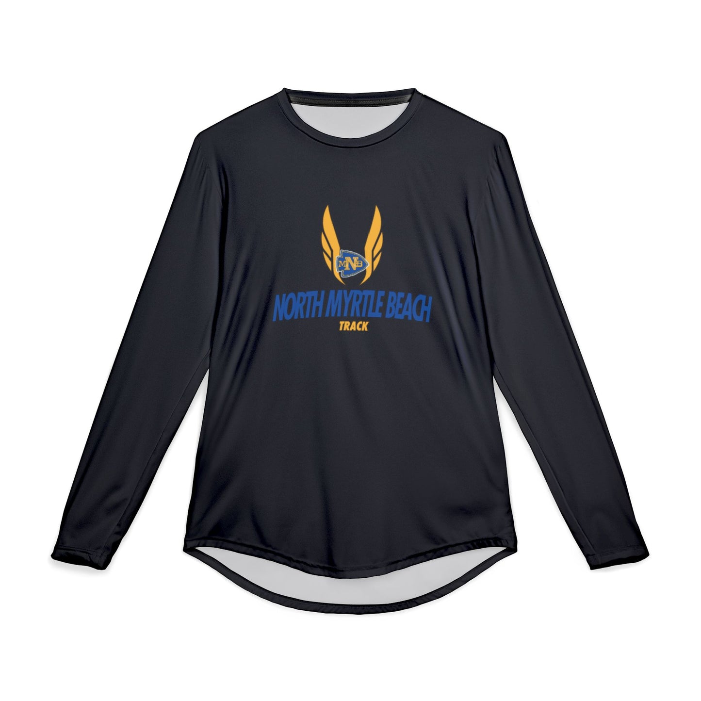 North Myrtle Beach Track Men’s UV Protection Long Sleeve Shirt – Athletic AOP Performance Sun Shirt