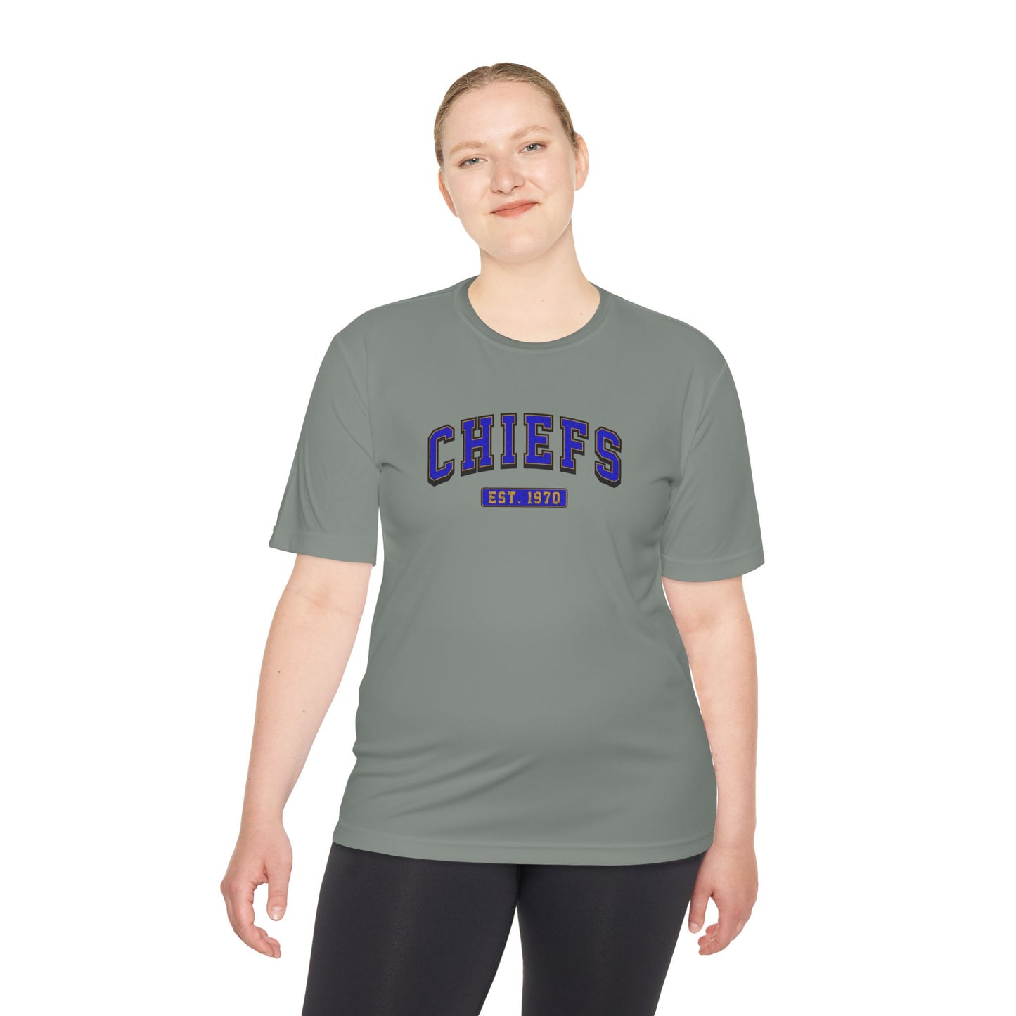 Unisex Chiefs Graphic Moisture Wicking T-Shirt | Athletic Performance Tee for Sports & Casual Wear