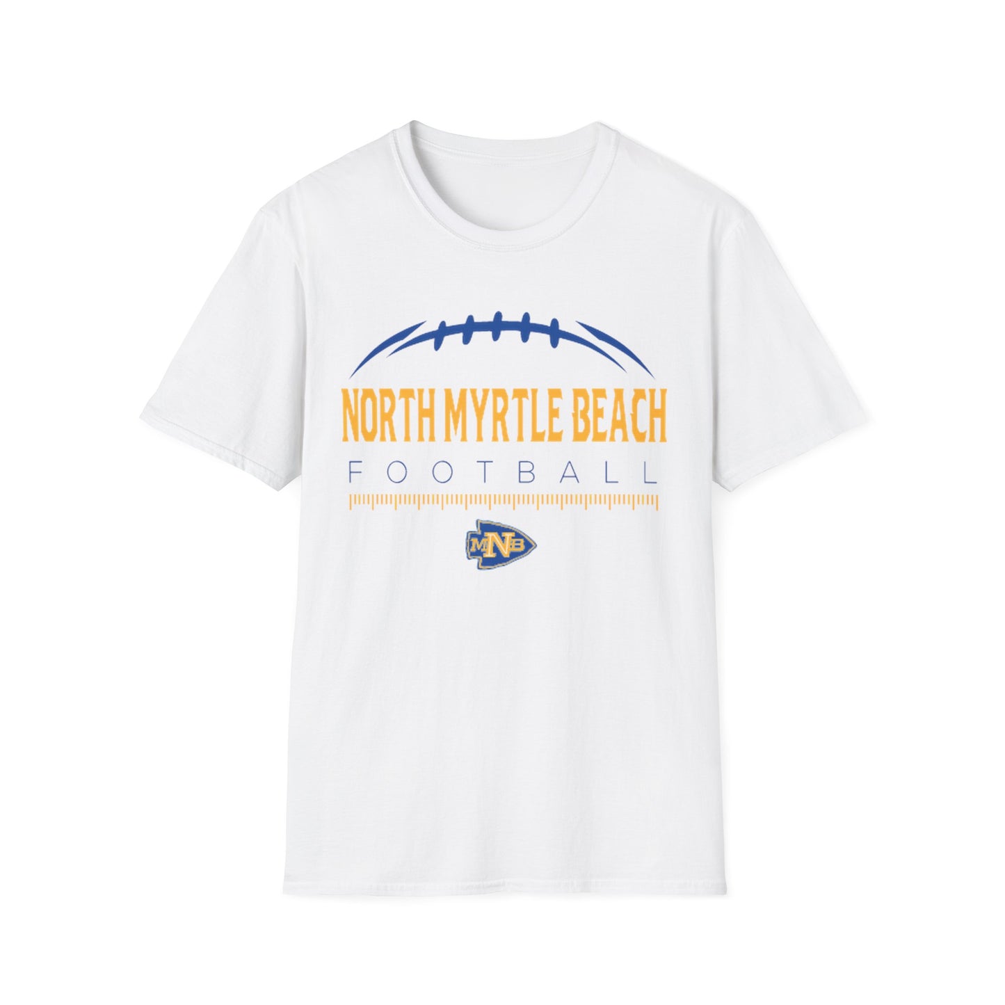 North Myrtle Beach Football T-Shirt, Sports Apparel, Unisex Tee, Game Day Outfit, Gift for Fans, Summer Wear