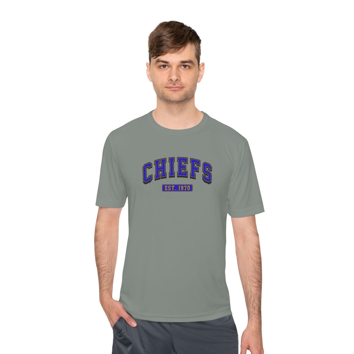 Unisex Chiefs Graphic Moisture Wicking T-Shirt | Athletic Performance Tee for Sports & Casual Wear