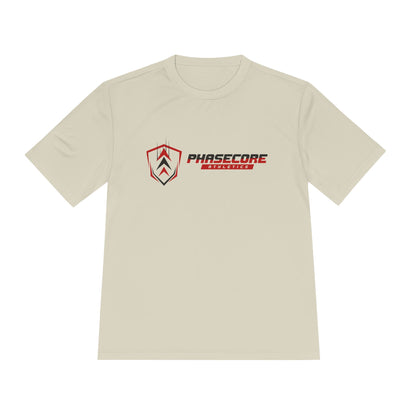 Phasecore Athletics Unisex Moisture Wicking Performance T-Shirt – Lightweight Breathable Activewear Tee for Sports, Gym & Running
