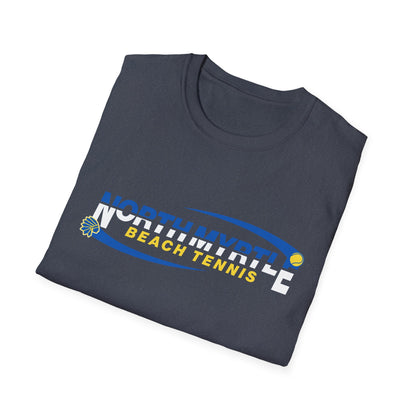 North Myrtle Beach Tennis Unisex Softstyle T-Shirt | Sporty Graphic Tee, Tennis Apparel, Casual Wear, Beach Shirt, Gift for Sport Lovers