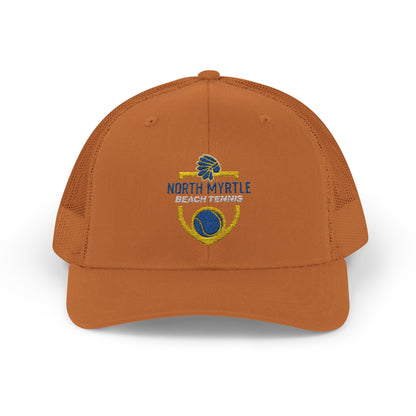 North Myrtle Beach Tennis Snapback Trucker Cap | Sports Mesh Hat for Players & Fans