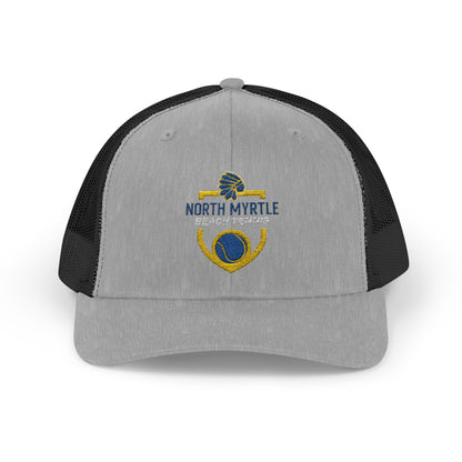 North Myrtle Beach Tennis Snapback Trucker Cap | Sports Mesh Hat for Players & Fans