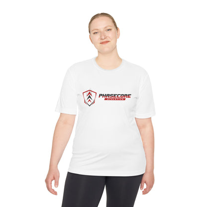 Phasecore Athletics Unisex Moisture Wicking Performance T-Shirt – Lightweight Breathable Activewear Tee for Sports, Gym & Running
