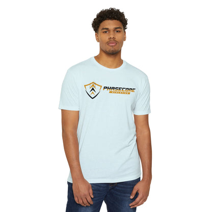 Phasecore Athletics Unisex CVC Jersey T-Shirt – Premium Athletic Workout Tee for Men & Women