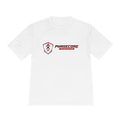 Phasecore Athletics Unisex Moisture Wicking Performance T-Shirt – Lightweight Breathable Activewear Tee for Sports, Gym & Running