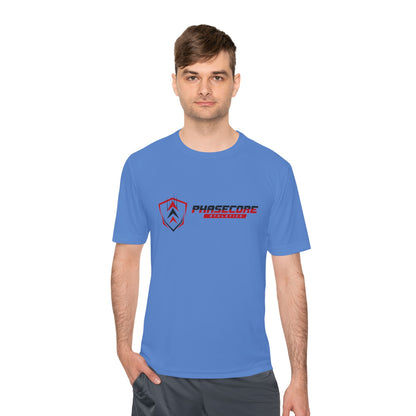 Phasecore Athletics Unisex Moisture Wicking Performance T-Shirt – Lightweight Breathable Activewear Tee for Sports, Gym & Running