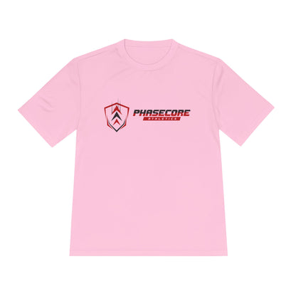 Phasecore Athletics Unisex Moisture Wicking Performance T-Shirt – Lightweight Breathable Activewear Tee for Sports, Gym & Running