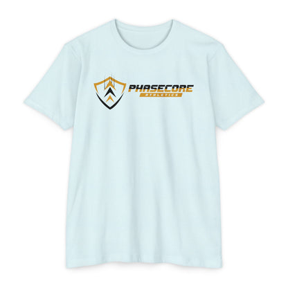 Phasecore Athletics Unisex CVC Jersey T-Shirt – Premium Athletic Workout Tee for Men & Women
