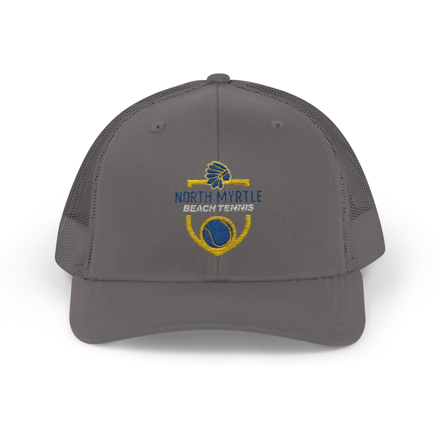 North Myrtle Beach Tennis Snapback Trucker Cap | Sports Mesh Hat for Players & Fans