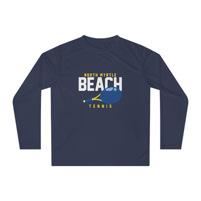 North Myrtle Beach Tennis Performance Tee, Ideal for Sports & Outdoor Activities, Gift for Athletes, Activewear, Beach Wear, Summer Fun