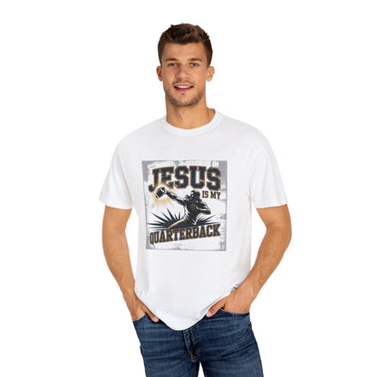 Unisex Garment-Dyed T-shirt with Jesus is My Quarterback Design, Faith-Inspired Tee for Sports Lovers, Christian Apparel for Men and [...]